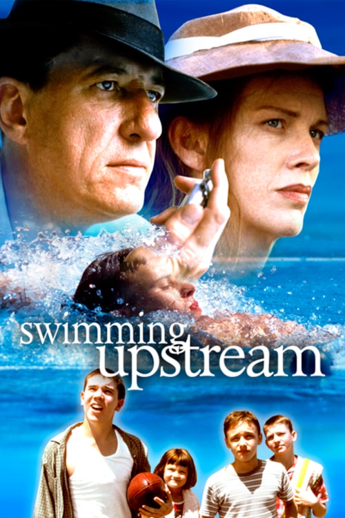 SWIMMING UPSTREAM poster